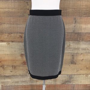 Escada Margaretha Ley Wool/Silk Pattern Skirt S-38‎